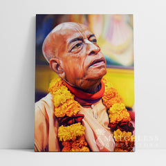 Srila Prabhupada. Divine Illumination. Oil Portrait