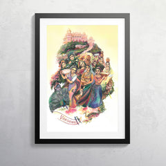 Sankari Khora at Varsana drawing by Syamesvari Radhe Matchless Gifts