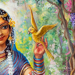 Vrinda-Devi-by-Gandharvika-Devi-dasi-60x90cm-canvas-Matchless-Gifts